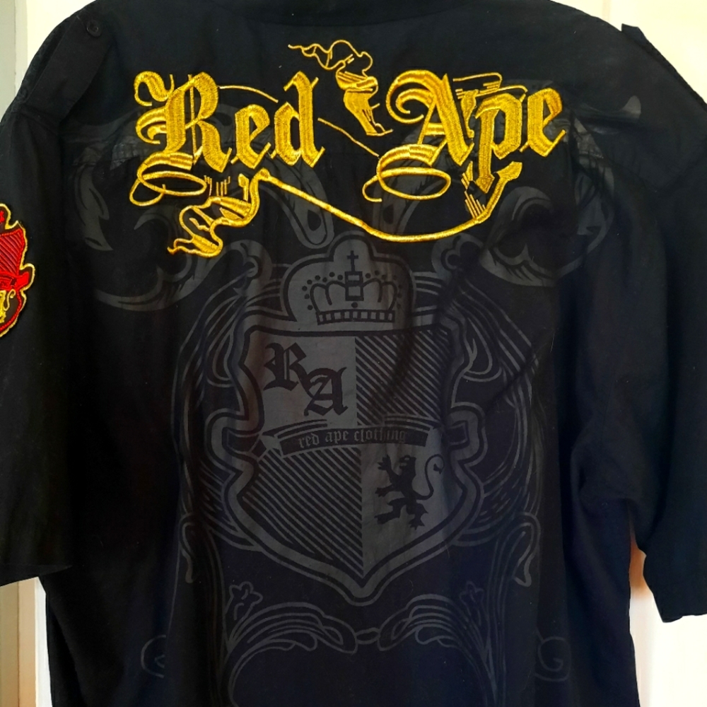 Mens 4x button up short sleeve